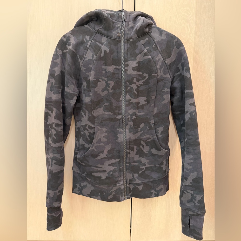 lululemon athletica Camo Hoodie - Black and Gray